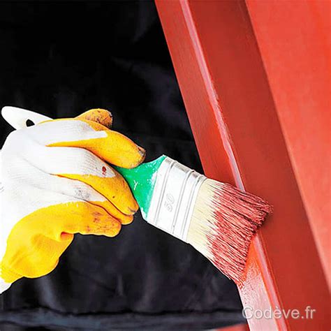 Peinture Fer Monocouche Pot L Codeve Bois Ral Orange