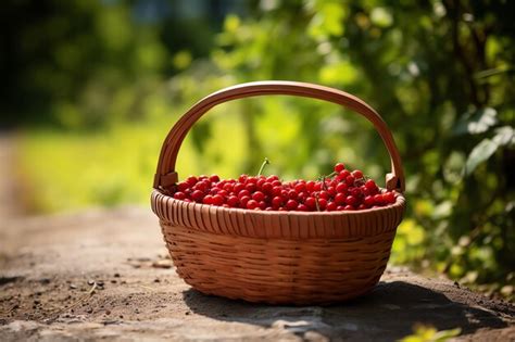 Premium AI Image | Berry Picking Basket Vintage Country Kitchen