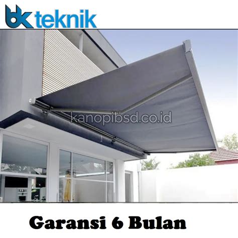 Jual Awning Gulung Kanopi Lipat 3 Meter Manual Dan Automatic Bahan Kain