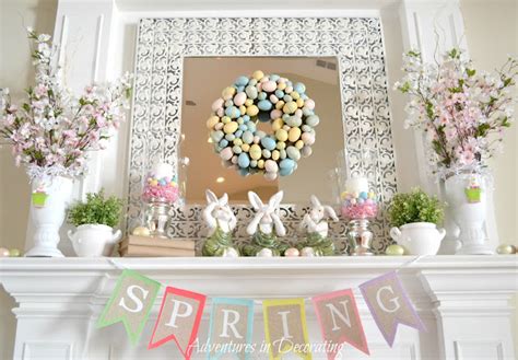 Spring Mantel Decorating Ideas Easy Diy Home Decor Ideas