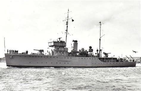 Hms Leda J 93 Of The Royal Navy British Minesweeper Of The Halcyon