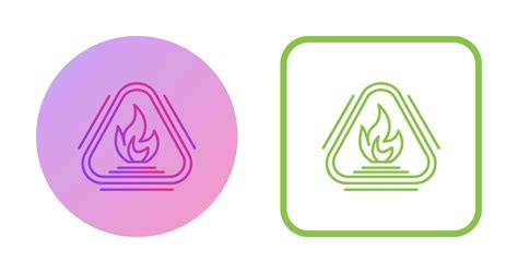 Caution Fire Vector Icon 31103425 Vector Art At Vecteezy