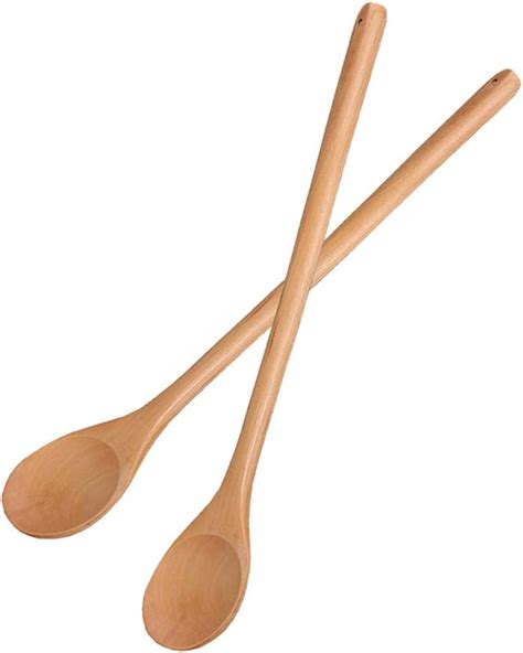 Long Handled Spoon Wooden Cooking Mixing Stirring Multi Purpose Spoon