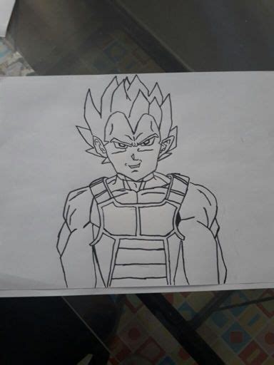 Hoy os traigo un dibujo de Vegeta DRAGON BALL ESPAÑOL Amino