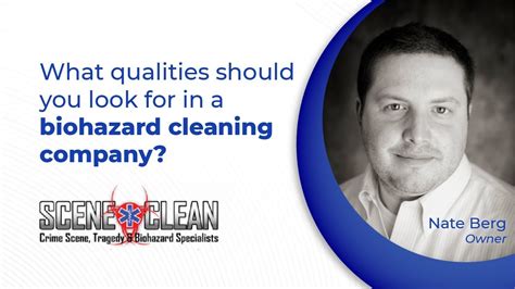 What Qualities Should You Look For In A Biohazard Cleaning Company