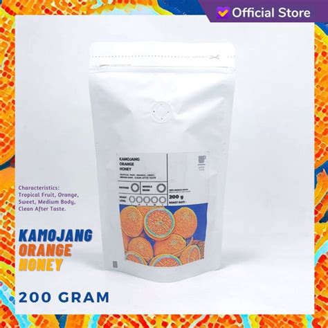 Promo Kopi Arabika Kamojang Orange Honey Gram Sutoyo Coffee