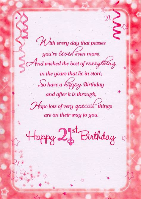 Printable 21st Birthday Cards