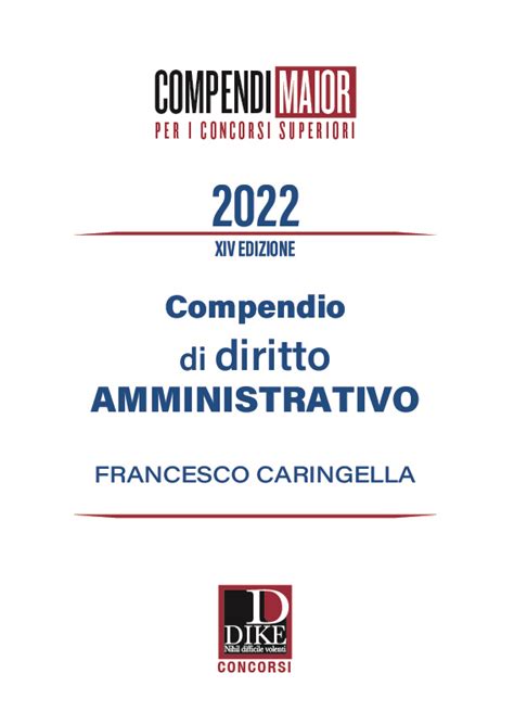 Compendio Di Diritto Amministrativo Maior Dike Giuridica