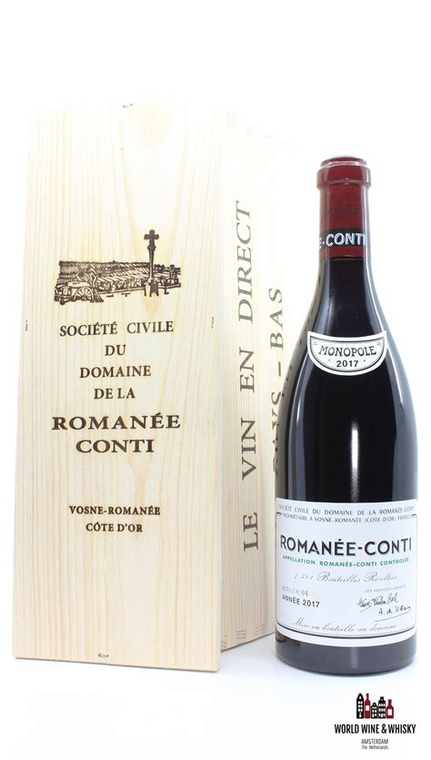 Domaine De La Romanée Conti Drc Romanée Conti 2017 In Owc World