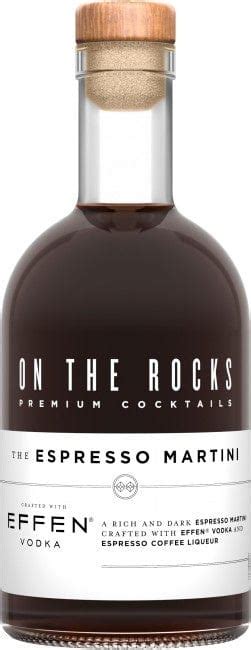 On The Rocks The Espresso Martini Cocktail Ml Luekens Wine Spirits