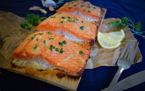 Cedar Planked Salmon In The Oven Wildwood Grilling