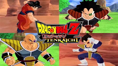 Dragon Ball Z Budokai Tenkaichi Saiyan Saga 4k 60fps Youtube