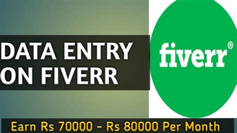 How To Create Fiverr Account How To Create Fiverr Gig For Data Entry 2020 Data Entry On