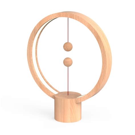 Allocacoc Heng Balance Lamp Round Wood