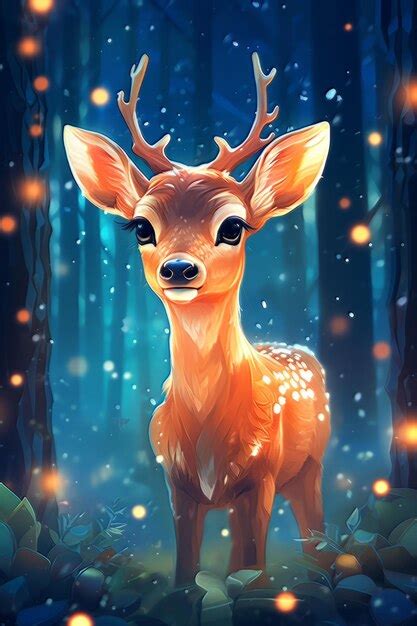 Premium Photo | Photo cute baby deer