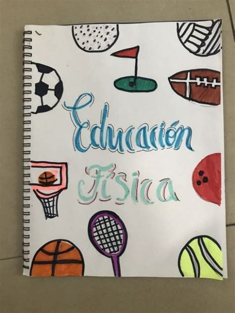 Carátulas de Educación Física Diseños creativos y originales para