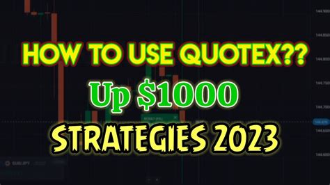 How To Use Quotex Up To 1000 100 Win Guaranteed Best Binary