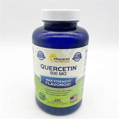 Asquared Quercetin Mg Caps Quercetin Dihydrate Best By Ebay