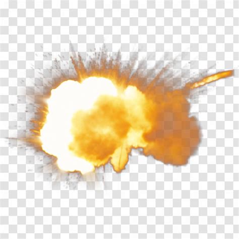 Powder Explosion Light Mushroom Cloud Fire Wing Transparent PNG