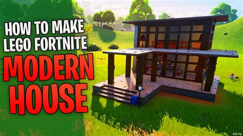 How To Make A MODERN HOUSE In LEGO FORTNITE Lego Fortnite YouTube