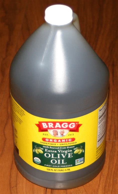 Gallon Bragg Organic Extra Virgin Olive Oilmade W Greek Koroneiki