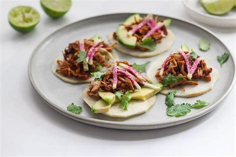 Jicama Tacos With Jackfruit Grain Free And Vegan