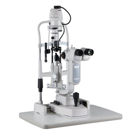 Digital Slit Lamp Sl D Topcon Healthcare Table