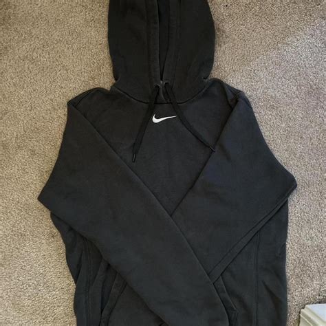 Dark Grey Nike Hoodie Barely Worn Slightly Faded Depop