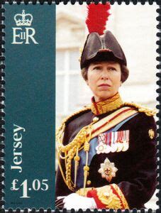 Stamp: Anne, Princess Royal, 70th Birthday (Jersey) (Anne, Princess ...