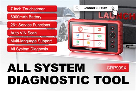 Launch X431 Crp909X OBD2 Scanner Volledige System Code Reader WiFi