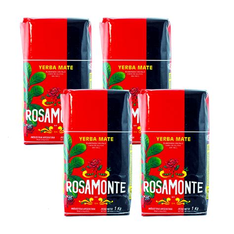 Rosamonte Elaborada Con Palo Tradicional 1 kg 1000g Yerba Maté A Z