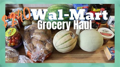 WAL MART GROCERY HAUL 3 YouTube