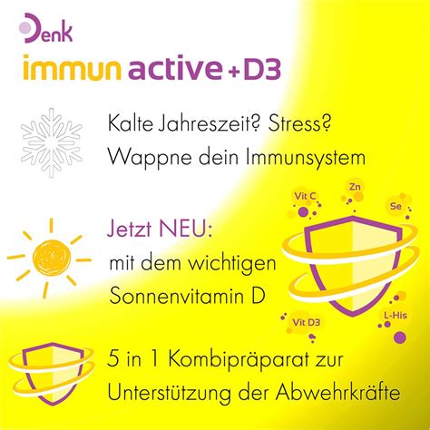 IMMUN ACTIVE D3 Denk Pulver 20 St Shop Apotheke