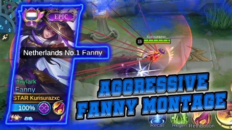 Aggressive Fanny Montage By Kurisura Mlbb Youtube