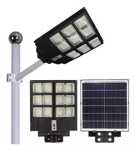 Lámpara Led Solar Luminaria Suburbana Alumbrado Publico 600w