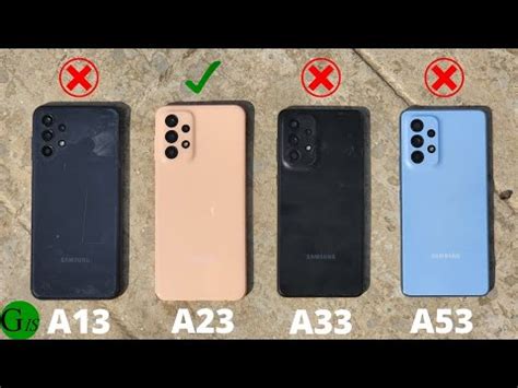 Samsung Galaxy A13 Vs Galaxy A23 Vs Galaxy A33 Vs Galaxy A53 5G