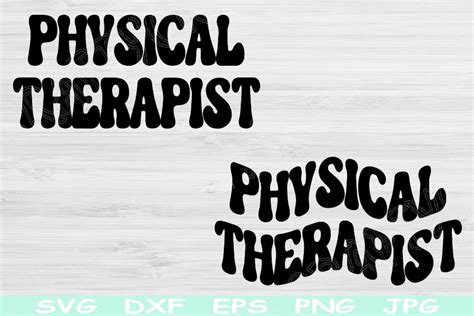 Physical Therapist Svg Physical Therapy Grafik Von