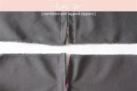 Centred And Lapped Zips Megan Nielsen Fabric Sewing Patterns