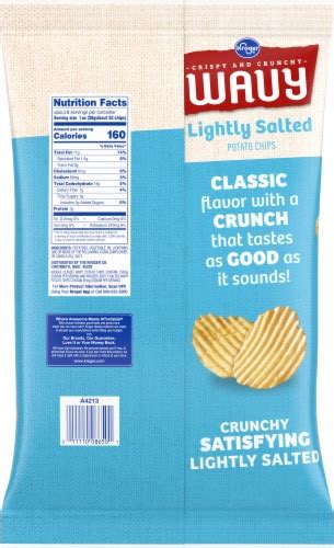 Kroger Lightly Salted Wavy Potato Chips Oz Ralphs