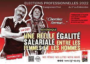 Élections 2022 les Affiches de la CGT Enseignement privé CGT