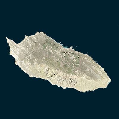 San Nicolas Island California USA - 3D Model by clickshop3d