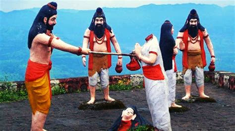 Parshuram Beheaded Mother Renuka Here Behest Father Scar Still There