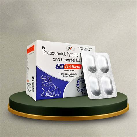 Febental, Pyrental Pamoate & Praziquantal | Anthelmintic Tablets for ...