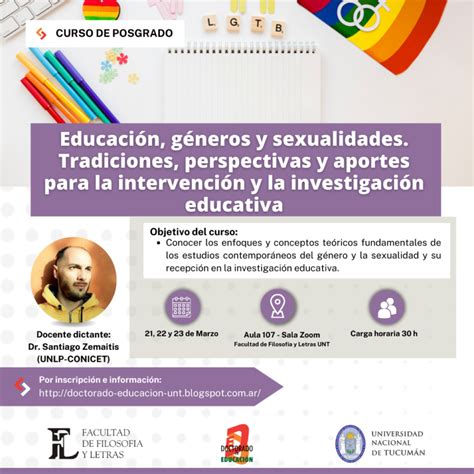 Posgrado “educación Géneros Y Sexualidades” Sitio Oficial Facultad