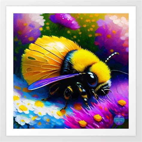 Shop Bumble Bee Art Art Print By Morriganaustin On Society6 Bumble