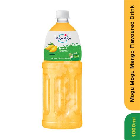 Mogu Mogu Mango Flavored Drink With Nata De Coco 1000ml