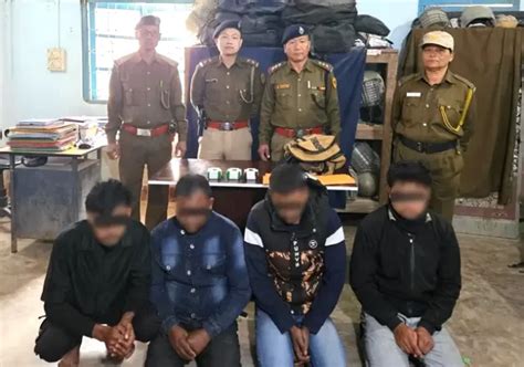 4 Drug Peddlers Arrested Contraband Seized The Arunachal Times