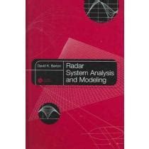 Libro Radar System Analysis And Modeling En Ingl S De Barton David K