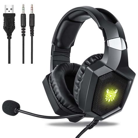 Audífonos gaming Onikuma K8 color Negro