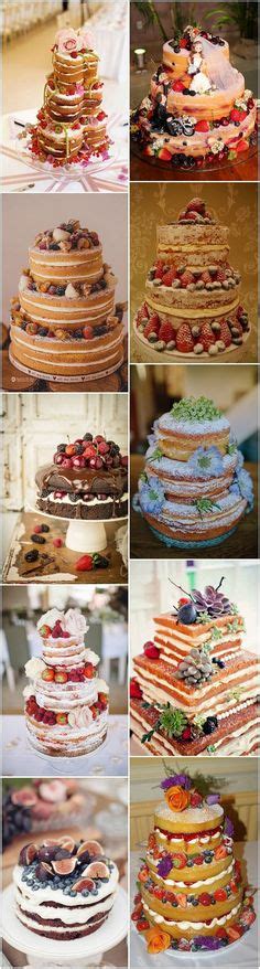 25 Naked Cake Ideen Nackter Kuchen Hochzeitskuchen Hochzeitstorte